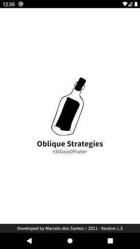 Oblique Strategies Screen 2