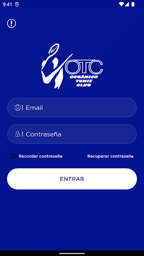 Android application Oceanico Tenis Club screenshort