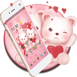 Pink Anime Bear icon