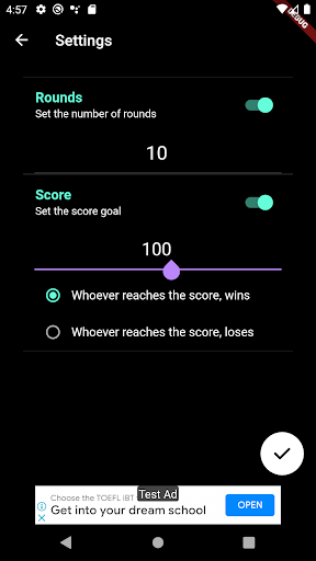 Score Marker for Card Games Screen 2
