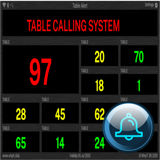 Table Calling System - TCS logo