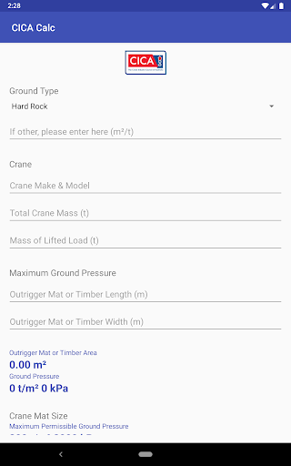 CICA Outrigger App Screen 3