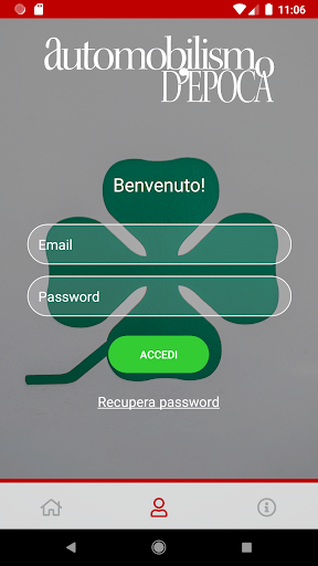 Android application Automobilismo d'Epoca screenshort
