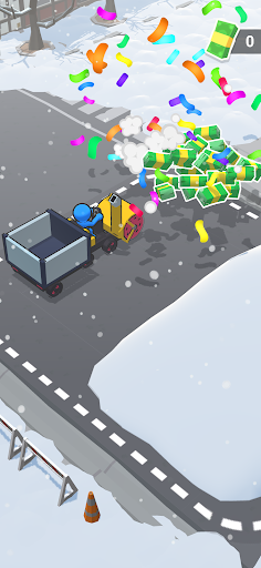 Snow shovelers - simulation Screen 3