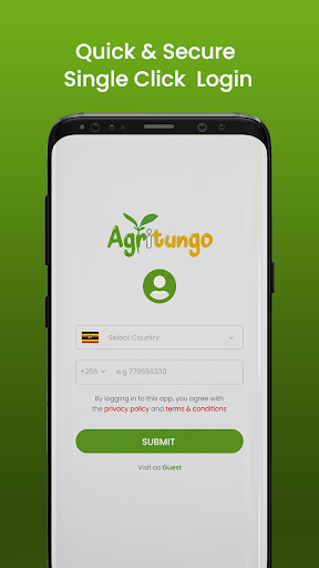 Android application Agritungo screenshort