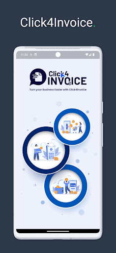 Android application Click4Invoice - Merchant screenshort
