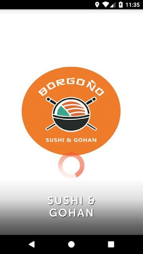 Android application Borgoño Sushi screenshort