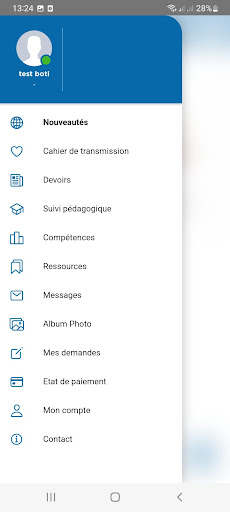 Android application La source Bleue screenshort