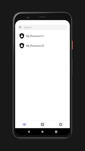 Android application My Passwords screenshort