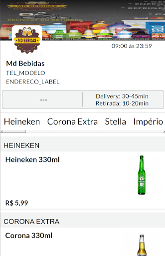 Md Bebidas Screen 2