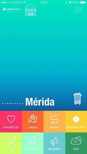Android application Mérida Bus - APP Oficial screenshort