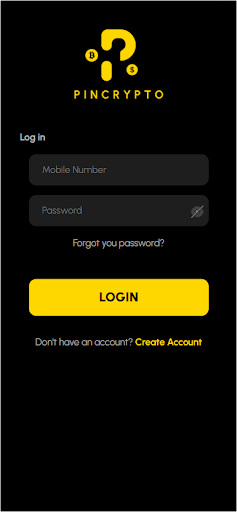 Android application PinCrypto screenshort