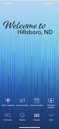 Android application Hillsboro ND screenshort