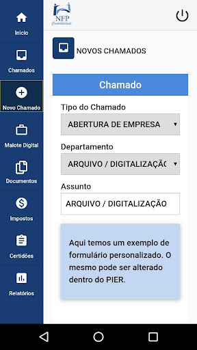NFP Contabilidade Screen 2