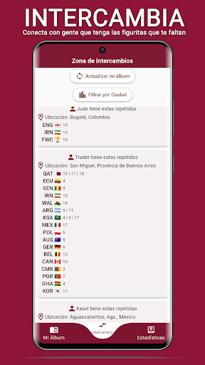 Android application Cambio Figuritas: Qatar 2022 screenshort