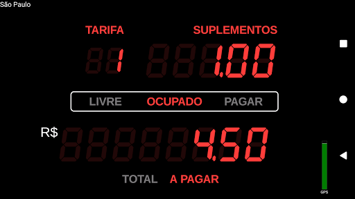 Visualização do aplicativo