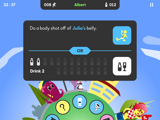 King of Booze 2 Drinking game