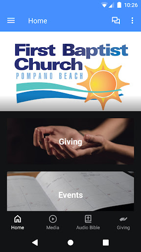 Android application FBC Pompano Beach screenshort
