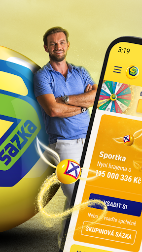 Android application Sazka Online screenshort