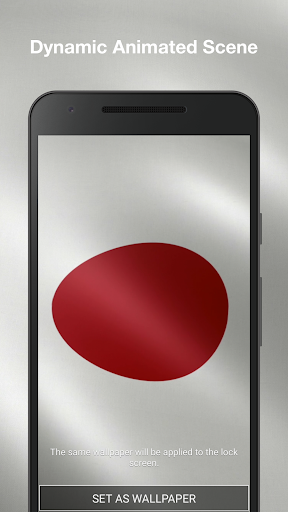 Japan Flag Live Wallpaper Pro Screen 2