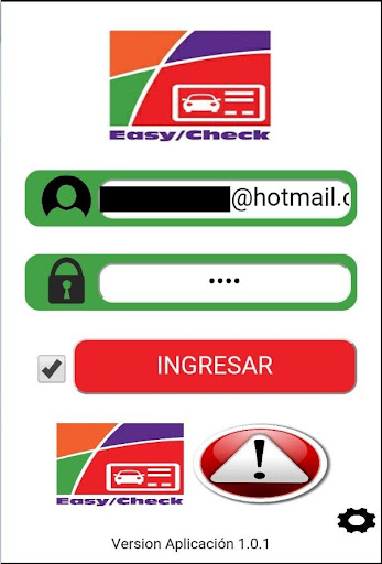 Android application EASY/CHECK Fraccionamientos screenshort