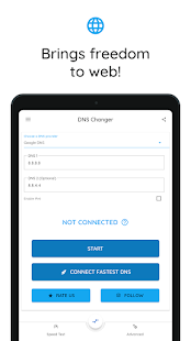 DNS Changer & Net Speed Test Screenshot