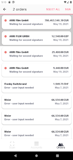 Alevate Payments Screen 3
