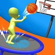 Jump Up 3D: Jump Dunk - Trampoline basketbal spel