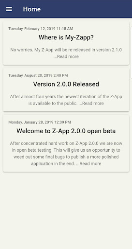 Z-App (Rife App) Screen 2