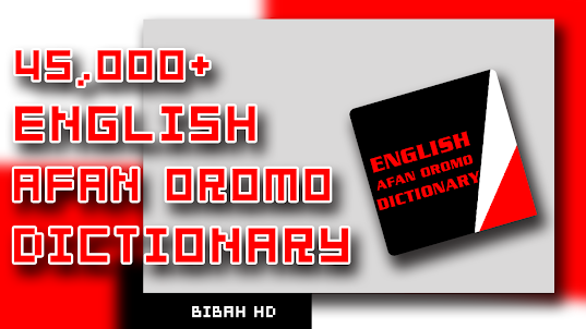 Afaan Oromo Dictionary English