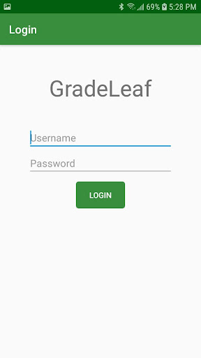 Android application GradeLeaf for Aspen screenshort