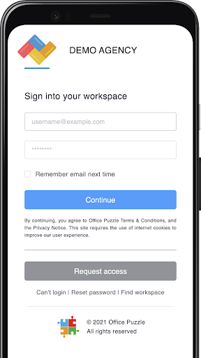 Android application Office Puzzle screenshort