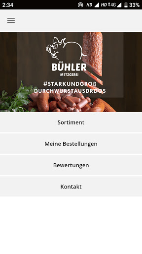 Metzgerei Bühler Screen 2