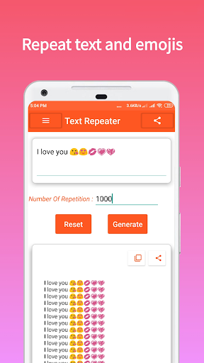 Text Repeater PRO Screen 2