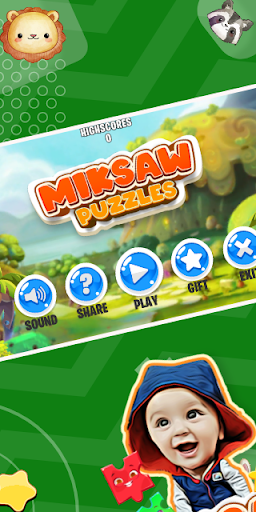 Android application Miksaw Puzzles screenshort