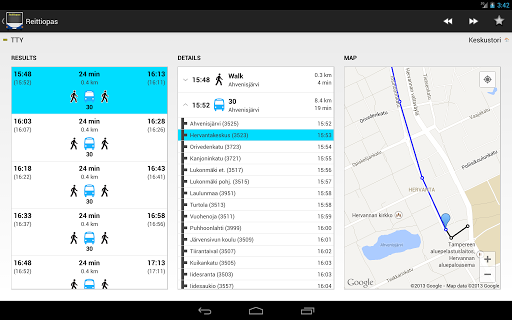 Tampere Journey Planner