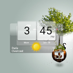 Cover Image of Herunterladen 3D Flip Clock Themenpaket 02 1.5.0 APK