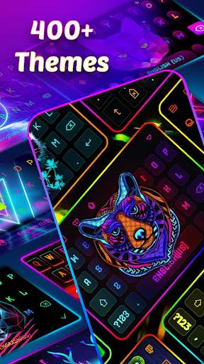 Android application Neon LED Keyboard - RGB Lights screenshort