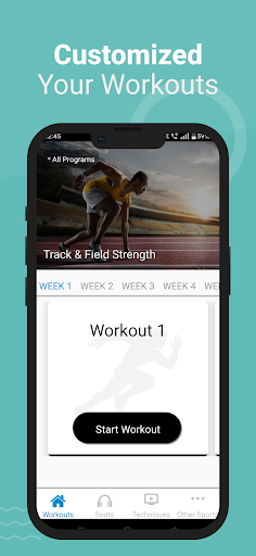 Screenshot of Track & Field Strength