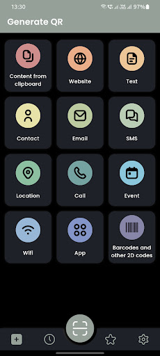 Android application QR Code Scanner screenshort