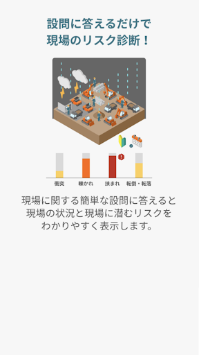 現場安全サポートアプリ Screen 3