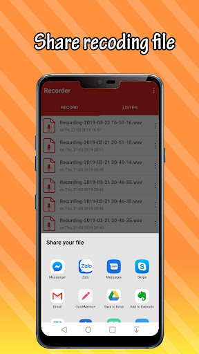 Simple recorder Screen 3