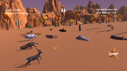 Android application Animal Drag Racing screenshort