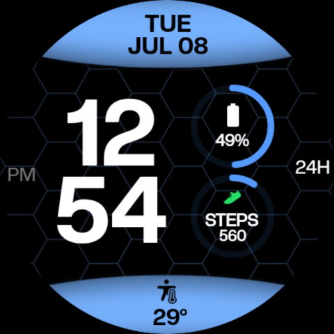 Night 109 - watch face screenshot 23