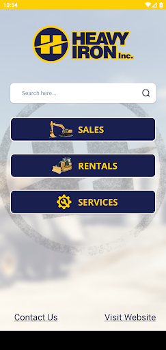 Android application Heavy Iron Inc screenshort
