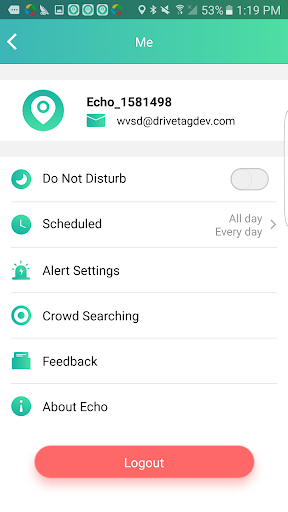 Android application Echo - Smart Way to Find screenshort