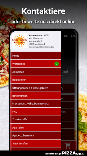 Multani Pizzeria Bottrop Screen 3