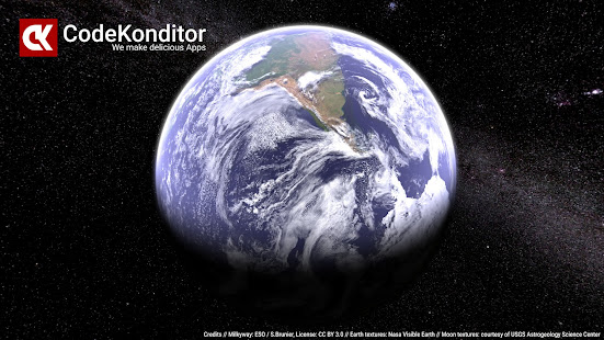 Earth & Moon in HD Gyro 3D PRO Parallax Wallpaper cho PC / Mac / Windows  11,10,8,7 - Tải xuống miễn phí 
