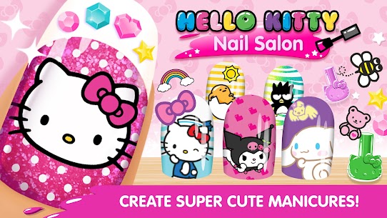 Hello Kitty 美甲沙龙 MOD APK（已解锁物品，无 ADS）1