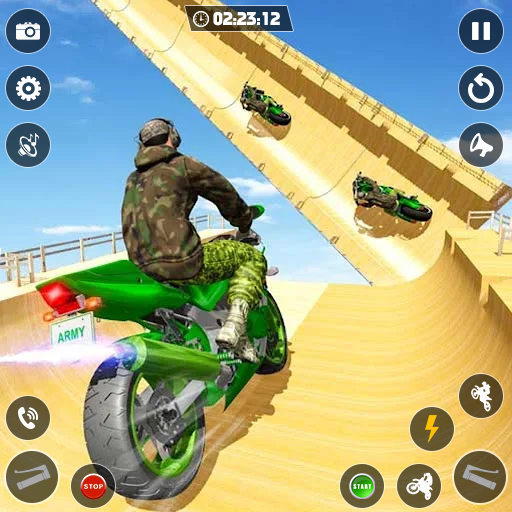 Motorcycle Bike Stunt Games 3D 2.8 Icon